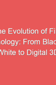 The Evolution of Film Technology: From Black and White to Digital 3D